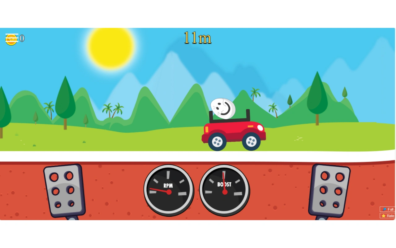 Eggy Car gameplay scene